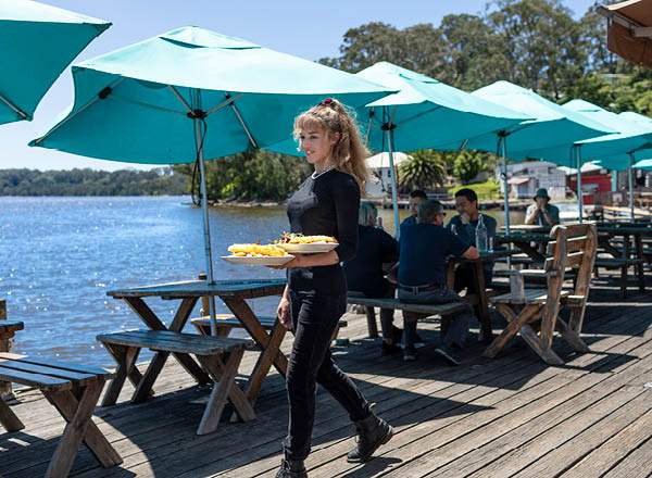 Waterfront cafes at Tuross Head