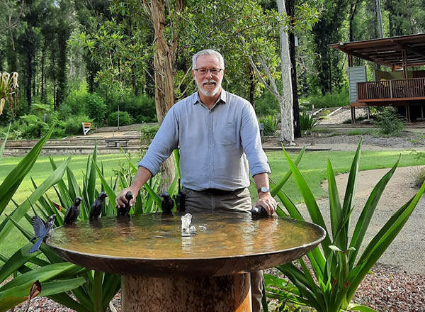 Michael Anlezark, manager of Eurobodalla Botanic Garden