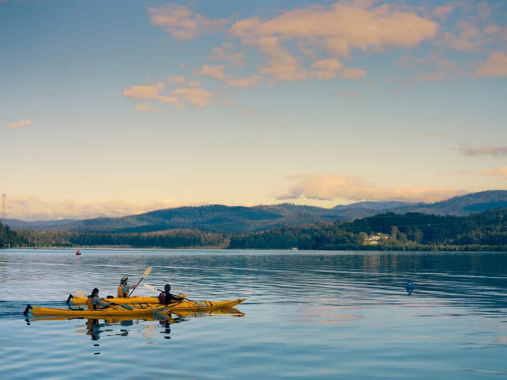 Kayaking on the Clyde River, Batemans Bay