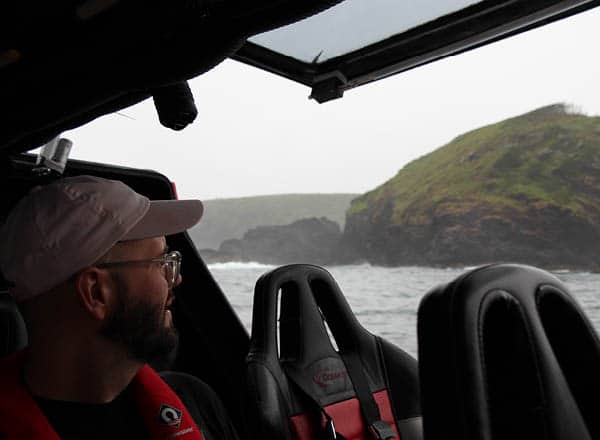 Viewing Tollgate Islands from a jet boat